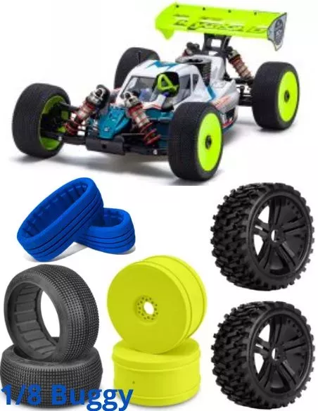 1/8 Scale Off-Road Buggy Tires