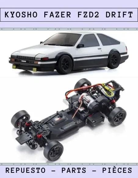 Kyosho Fazer FZD2 Drift - Spare Parts & Option Parts