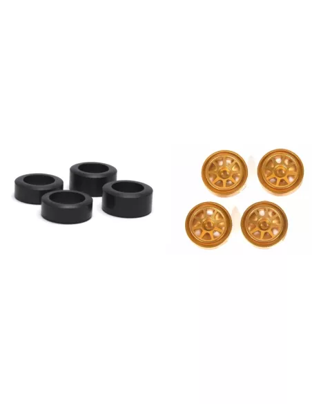 Neumáticos y llantas Kyosho Mini-Z