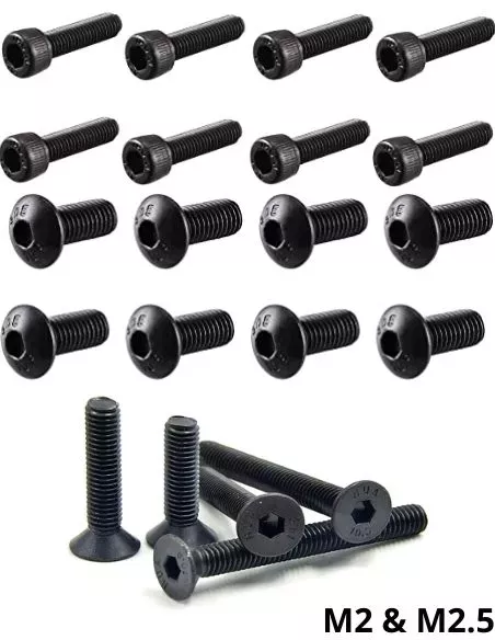 Tornillos de acero M2 - M2.5