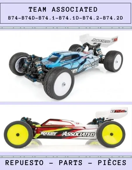 Team Associated B74 & B74D Series - Spare Parts & Option Parts