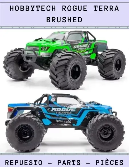 Hobbytech Rogue Terra 1/10 Brushed - Repuesto y opciones