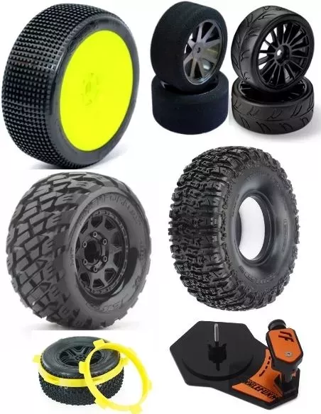 R/C Wheels - Tires - Rims and  Accessories