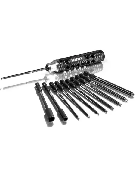 Manches en aluminium et embouts