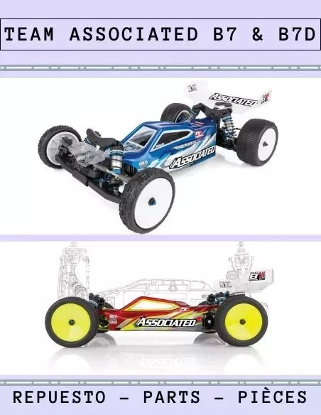 Team Associated B7 & B7D Series - Spare Parts & Option Parts