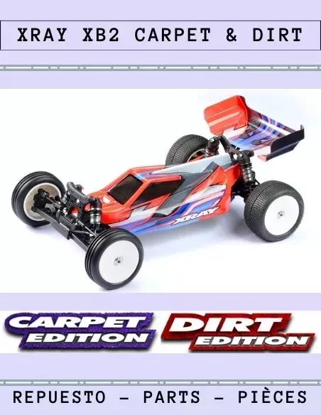 Xray XB2 Carpet & Dirt - Spare Parts & Option Parts